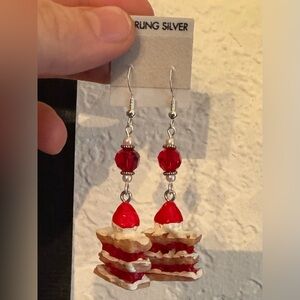 Strawberry Shortcake Dangle Earrings